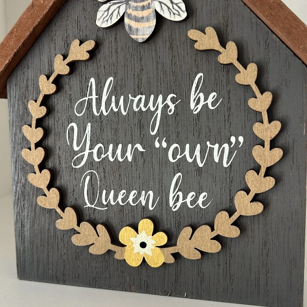 Ashland Brown Wooden House Decor - Picture 4 of 4